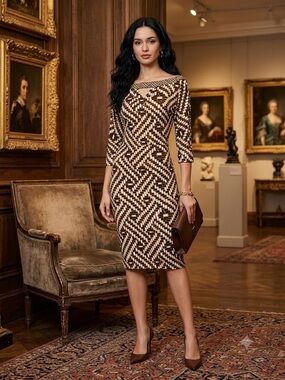 dvf briella ruched mesh dress Women's Free People Briella Midi Dress Medium Army Combo